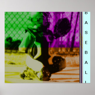 Póster Poster de béisbol
