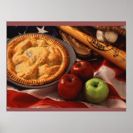 Póster Poster de BÉISBOL APPLE PIE ART