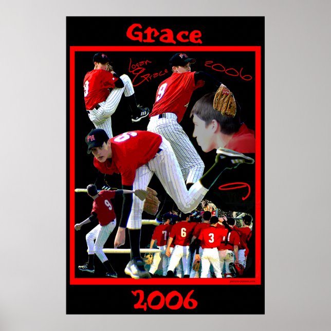 Póster Poster de Béisbol Grace Freshman (Frente)