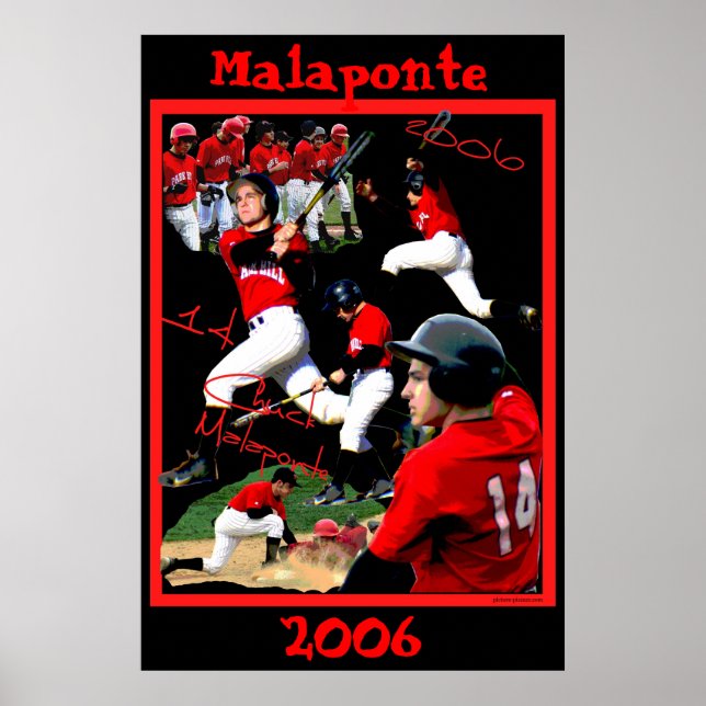Póster Poster de Béisbol Malaponte Freshman (Frente)