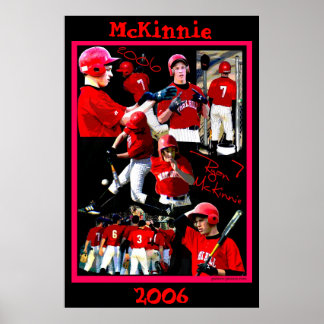 Póster Poster de Béisbol McKinnie Freshman