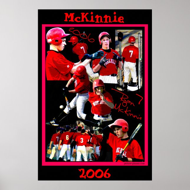 Póster Poster de Béisbol McKinnie Freshman (Frente)