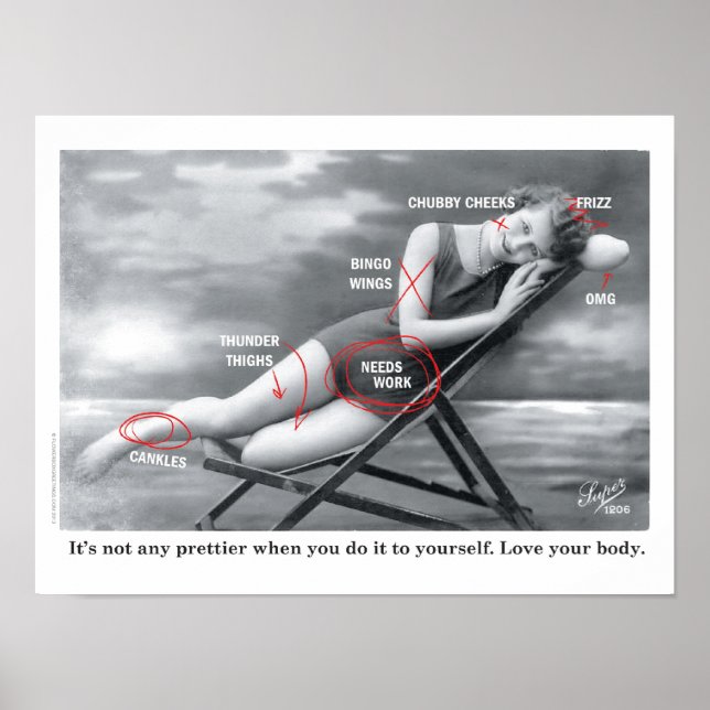 Póster Poster de belleza de baño (Frente)