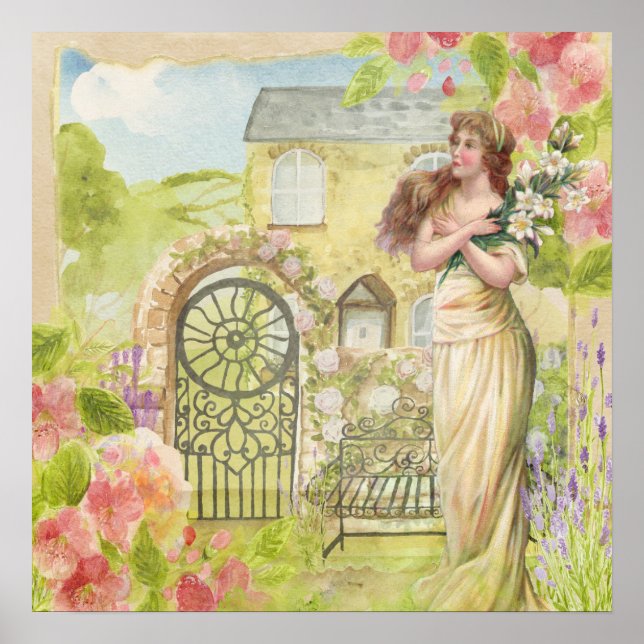 Póster Poster de belleza de época (Frente)