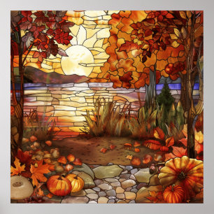 Póster Poster de Belleza de Otoño