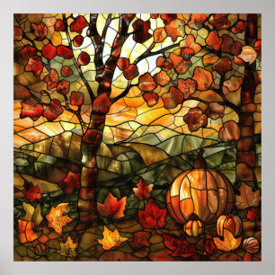 Póster Poster de Belleza de Otoño