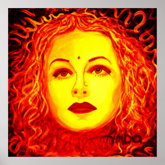 Póster Poster de belleza oscura de 20 x 20"