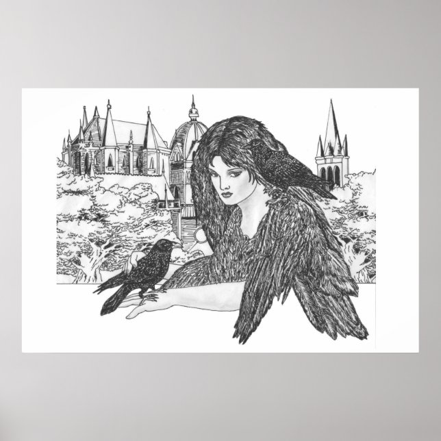 Póster Poster de Bellezas de Ala Negra (Frente)