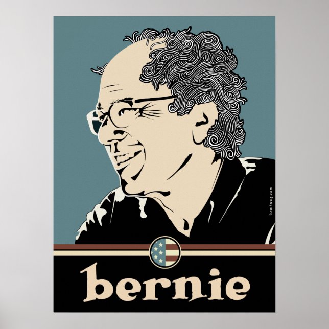 Póster Poster de Bernie Sanders 2016 (Frente)