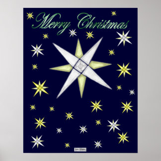 Póster Poster de Bethlehem Night (Brillantes Estrellas)