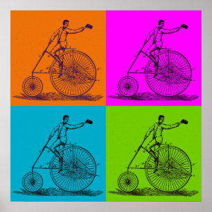 Póster Poster de bicicletas