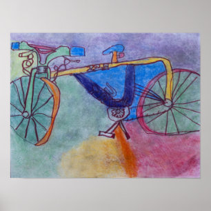 Póster Poster de bicicletas