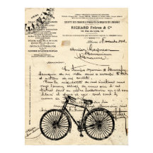 Poster de bicicletas francés vintage