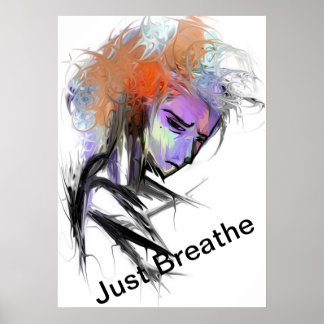 Póster Poster de bienestar de salud mental