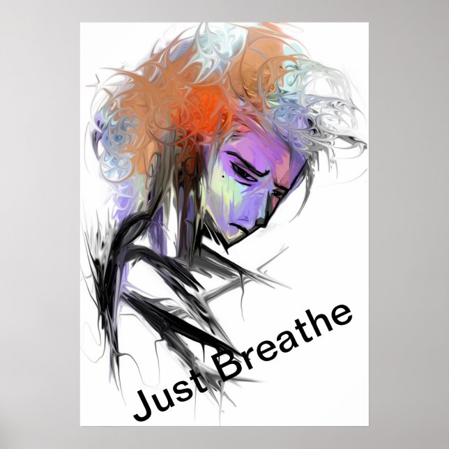 Póster Poster de bienestar de salud mental (Frente)