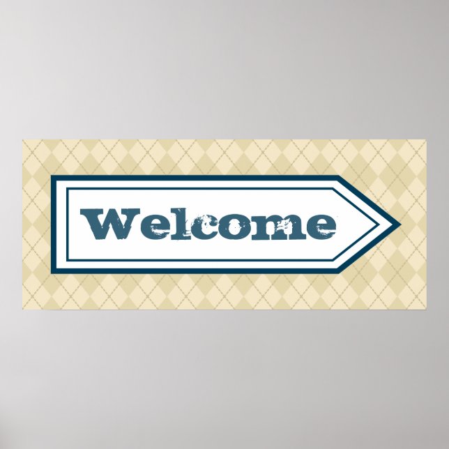 Póster Poster de bienvenida (Frente)