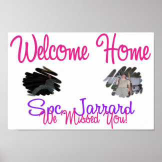 Póster Poster de bienvenida