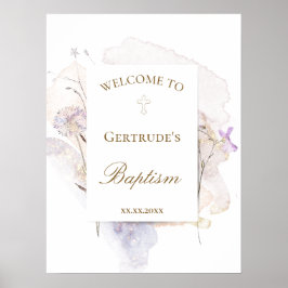 Póster poster de bienvenida