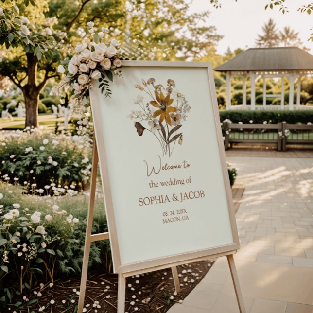 Póster Poster de Bienvenida a la Boho Fall Wedding de Wil (Subido por el creador)