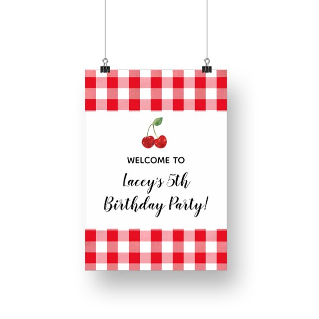 Póster Poster de bienvenida a la fiesta de cumpleaños de  (Subido por el creador)