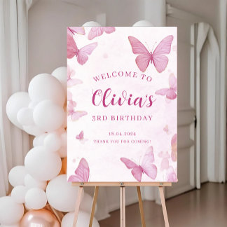 Póster Poster de bienvenida a la fiesta de cumpleaños de