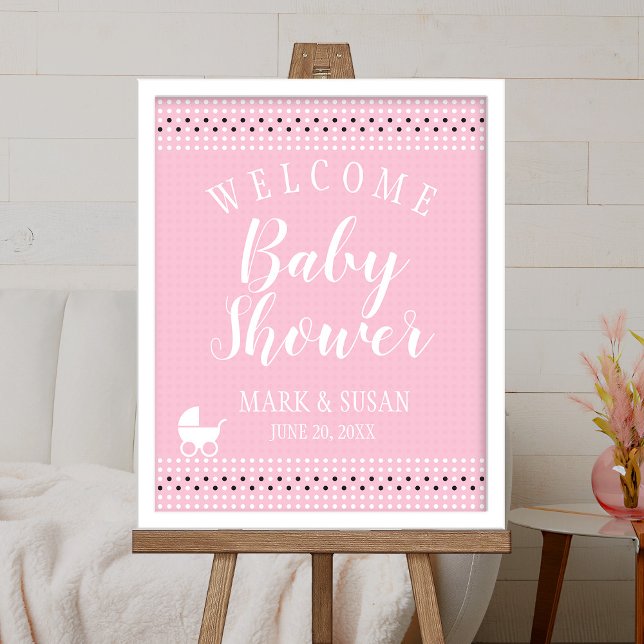 Póster Poster de bienvenida de Baby Shower con Stroller p (Subido por el creador)
