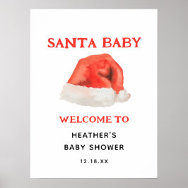 Póster Poster de bienvenida de Baby Shower para vacacione