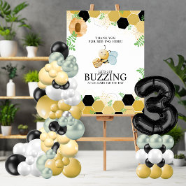 Póster Poster de bienvenida de Bee Day