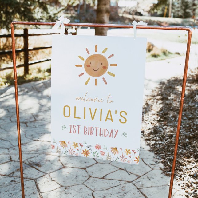 Póster Poster de bienvenida de cumpleaños Little Sunshine (Subido por el creador)