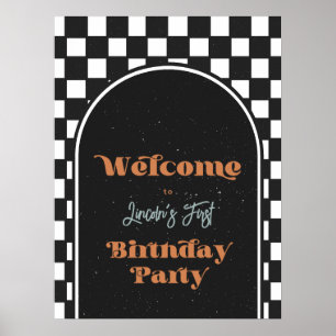 Póster Poster de bienvenida de Guay Dude Rótulo de skat