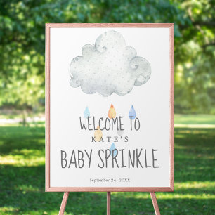 Póster Poster De Bienvenida De La Rain Cloud Boy