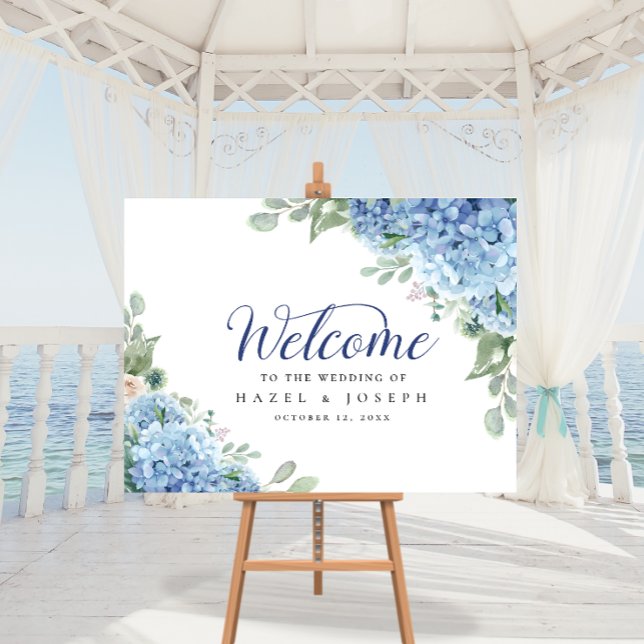 Póster Poster de bienvenida de SINI Blue Hydrangea (Subido por el creador)