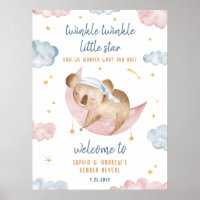 Poster de bienvenida de Twinkle Little Star Gender