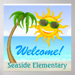 Póster Poster de bienvenida escolar - SRF