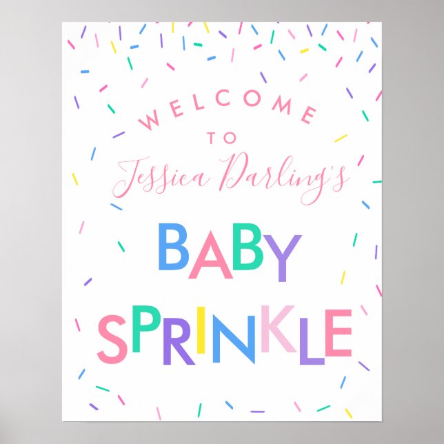 Póster Poster de bienvenida neutra por sexo (Frente)