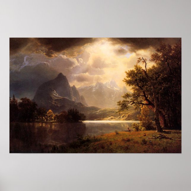 Póster Poster de Bierstadt Estes Park Colorado (Frente)