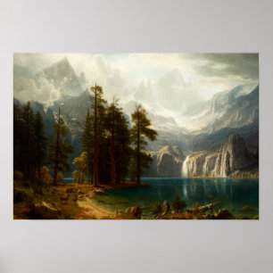 Póster Poster de Bierstadt Sierra Nevadas