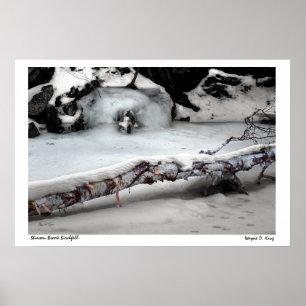 Póster Poster de Birchfall del arroyo de Stinson