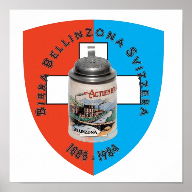 Póster Poster de Birra Bellinzona Svizzera (Frente)