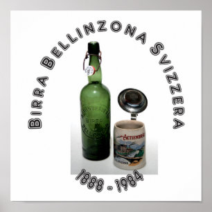 Póster Poster de Birra Bellinzona Svizzera