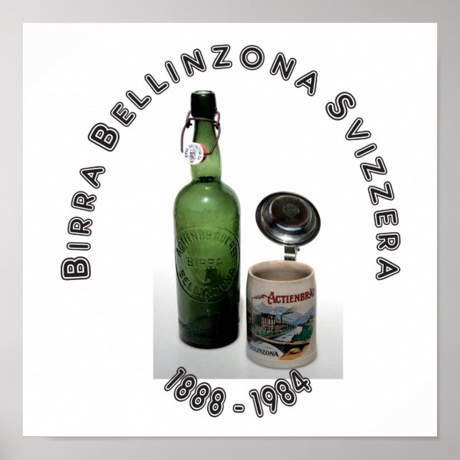 Póster Poster de Birra Bellinzona Svizzera (Frente)