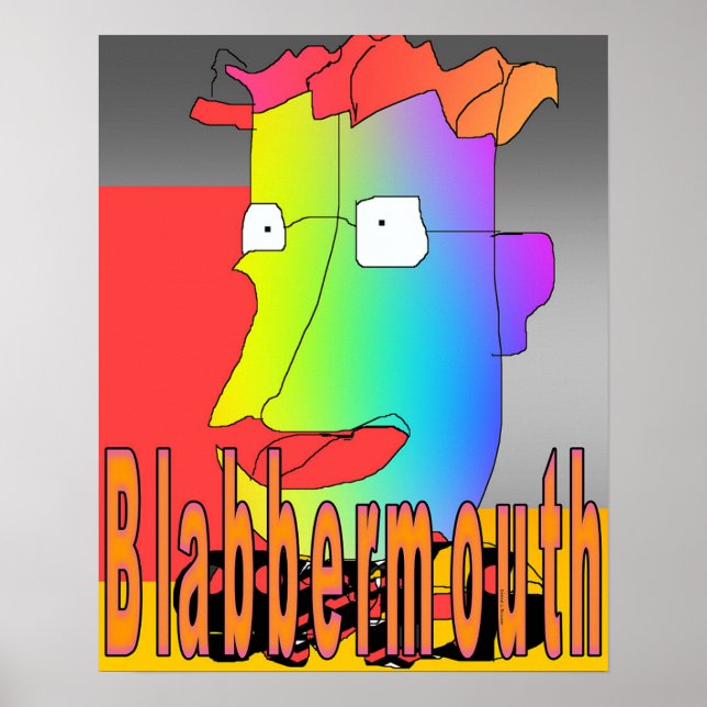 Póster Poster de Blabbermouth Comic (Frente)