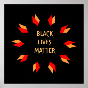 Póster Poster de Black Lives Matter