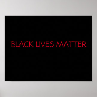 Póster Poster DE BLACK LIVES MATTER
