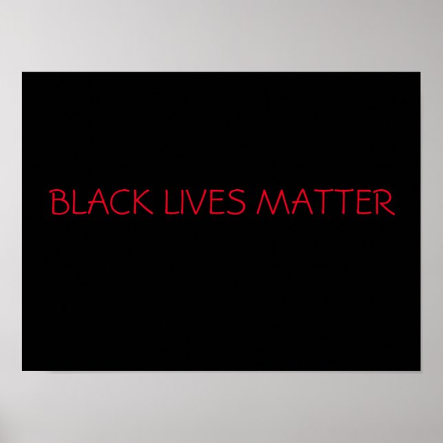 Póster Poster DE BLACK LIVES MATTER (Frente)