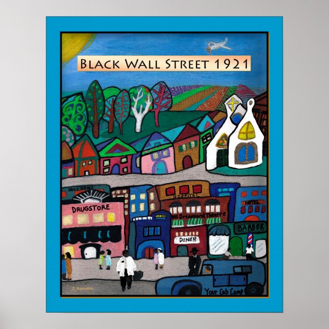 Póster Poster de Black Wall Street (Frente)