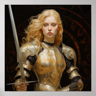 Póster Poster de Blonde Paladin - Guerrero divino Jean de