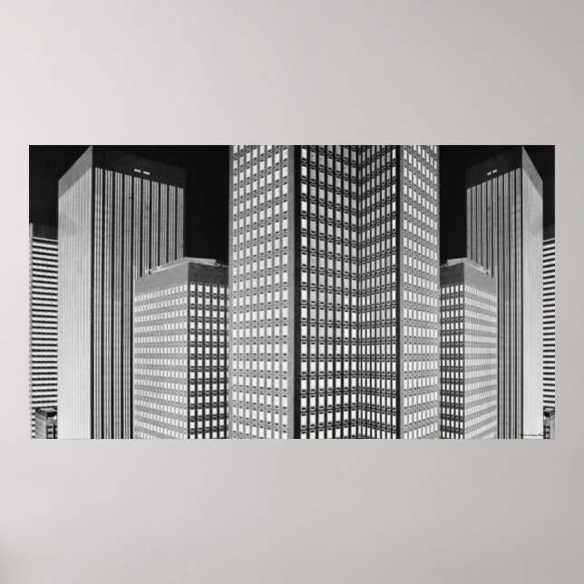 Póster Poster de Bloques de Ciudad (Frente)