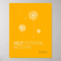 Poster de Blossom potencial de ayuda