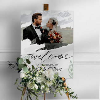 Póster Poster de Boda de bienvenida simple